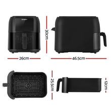 Load image into Gallery viewer, Devanti Air Fryer 8L LCD Fryers
