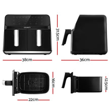 Load image into Gallery viewer, Devanti Air Fryer 8L LCD Fryers Oven Airfryer Healthy Cooker Oil Free Kitchen

