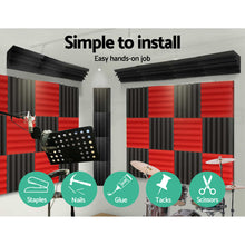 Load image into Gallery viewer, Alpha 40pcs Studio Acoustic Foam Corner Bass Trap Sound Absorption Treatment
