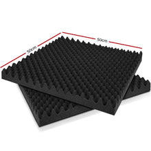 Load image into Gallery viewer, Alpha 20pcs Acoustic Foam Panels Studio Sound Absorption Eggshell 50x50CM
