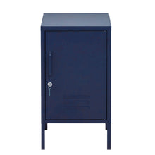 Load image into Gallery viewer, ArtissIn Metal Locker Storage Shelf Filing Cabinet Cupboard Bedside Table Blue
