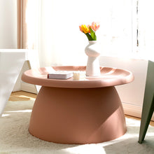 Load image into Gallery viewer, ArtissIn Coffee Table Mushroom Nordic Round Large Side Table 70CM Pink
