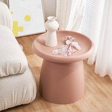 Load image into Gallery viewer, ArtissIn Coffee Table Mushroom Nordic Round Small Side Table 50CM Pink
