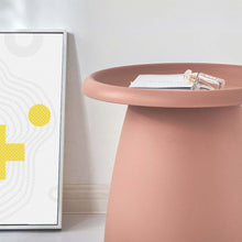 Load image into Gallery viewer, ArtissIn Coffee Table Mushroom Nordic Round Small Side Table 50CM Pink
