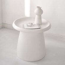 Load image into Gallery viewer, ArtissIn Coffee Table Mushroom Nordic Round Small Side Table 50CM White
