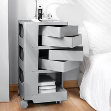 Load image into Gallery viewer, ArtissIn Replica Boby Trolley Storage Bedside Table Cart Mobile 5 Tier Grey

