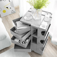 Load image into Gallery viewer, ArtissIn Replica Boby Trolley Storage Bedside Table Cart Mobile 5 Tier Grey
