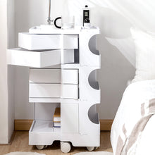 Load image into Gallery viewer, ArtissIn Replica Boby Trolley Storage Drawer Cart Shelf Mobile 5 Tier White
