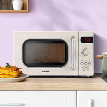 Load image into Gallery viewer, Comfee 20L Microwave Oven 800W Countertop Kitchen 8 Cooking Settings Cream
