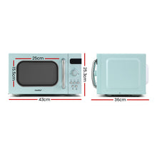 Load image into Gallery viewer, Comfee 20L Microwave Oven 800W Countertop Kitchen 8 Cooking Settings Green

