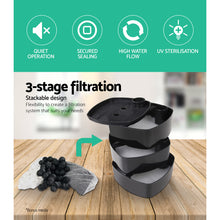 Load image into Gallery viewer, Aquarium External Canister Filter Aqua Fish Tank UV Light with Media Kit 1850L/H
