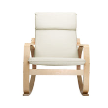 Load image into Gallery viewer, Artiss Fabric Rocking Armchair - Beige
