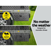Load image into Gallery viewer, Giantz Pair of Under Tray Undertray Tool Box Aluminium Alloy Underbody Toolbox
