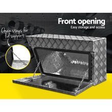 Load image into Gallery viewer, Giantz Pair of Under Tray Undertray Tool Box Aluminium Alloy Underbody Toolbox
