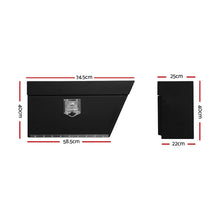 Load image into Gallery viewer, Giantz Ute Tool Box Right UnderTray Toolbox Under Tray Aluminium Underbody

