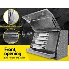 Load image into Gallery viewer, Giantz Aluminium Toolbox Generator Tool Box Drawers Truck Canopy Trailer Locks
