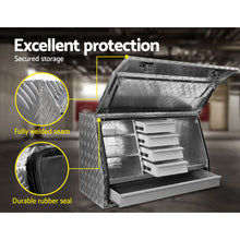 Load image into Gallery viewer, Giantz Aluminium Toolbox Generator Tool Box Drawers Truck Canopy Trailer Locks
