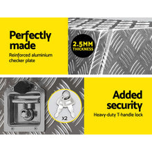 Load image into Gallery viewer, Giantz Aluminium Toolbox Generator Tool Box Drawers Truck Canopy Trailer Locks
