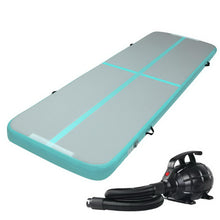 Load image into Gallery viewer, Everfit GoFun 3X1M Inflatable Air Track Mat with Pump Tumbling Gymnastics Green
