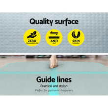 Load image into Gallery viewer, Everfit GoFun 3X1M Inflatable Air Track Mat with Pump Tumbling Gymnastics Green
