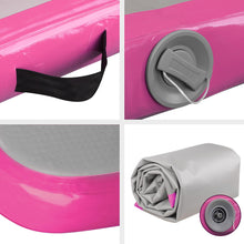 Load image into Gallery viewer, Everfit 3m x 1m Air Track Mat Gymnastic Tumbling Pink and Grey
