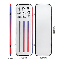 Load image into Gallery viewer, Everfit 3M Air Track Gymnastics Tumbling Mat Exercise Cheerleading Unique Style
