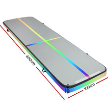 Load image into Gallery viewer, Everfit 4X1M Air Track Inflatable Tumbling Mat Gymnastics Yoga Mat
