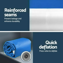 Load image into Gallery viewer, 4m x 1m Inflatable Air Track Mat 20cm Thick Gymnastic Tumbling Blue And White
