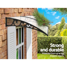 Load image into Gallery viewer, Instahut DIY Window Door Awning Shade 1 x 2m - Transparent

