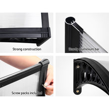 Load image into Gallery viewer, Instahut DIY Window Door Awning Shade 1 x 3m - Transparent
