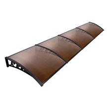 Load image into Gallery viewer, Instahut Window Door Awning Door Canopy Patio UV Sun Shield BROWN 1mx4m DIY
