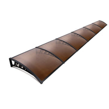 Load image into Gallery viewer, Instahut Window Door Awning Door Canopy Patio UV Sun Shield BROWN 1mx6m DIY
