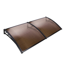 Load image into Gallery viewer, Instahut Window Door Awning Door Canopy Patio UV Sun Shield BROWN 1mx2m DIY
