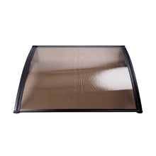 Load image into Gallery viewer, Instahut Window Door Awning Door Canopy Patio UV Sun Shield BROWN 1mx2m DIY
