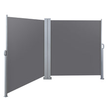 Load image into Gallery viewer, Instahut 1.8X6M Retractable Side Awning Garden Patio Shade Screen Panel Grey
