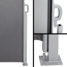 Load image into Gallery viewer, Instahut 1.8X6M Retractable Side Awning Garden Patio Shade Screen Panel Grey
