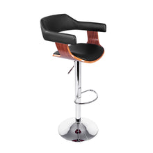 Load image into Gallery viewer, Artiss Wooden Bar Stool - Black and Wood
