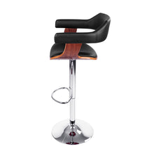 Load image into Gallery viewer, Artiss Wooden Bar Stool - Black and Wood
