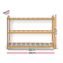 Load image into Gallery viewer, Simple 3 Tiers Bamboo Shoe Rack
