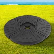Load image into Gallery viewer, Instahut Outdoor Umbrella Stand 4 x Base Pod Plate Sand/Water Patio Cantilever Fanshaped
