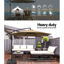 Load image into Gallery viewer, Instahut Set of 4 Umbrella Base Set Black
