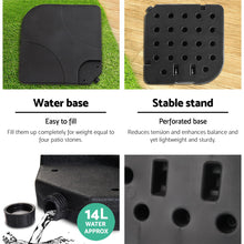 Load image into Gallery viewer, Instahut Set of 4 Umbrella Base Set Black
