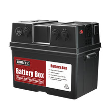 Load image into Gallery viewer, Giantz Battery Box 500W Inverter Deep Cycle Battery Portable Caravan Camping USB
