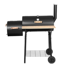 Load image into Gallery viewer, Grillz BBQ Grill 2-In-1 Offset Charcoal Smoker
