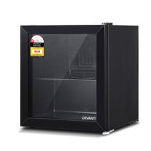 Load image into Gallery viewer, Devanti 46L Glass Door Bar Fridge Mini Countertop Freezer Fridges Bottle Cooler

