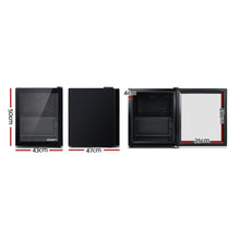 Load image into Gallery viewer, Devanti 46L Glass Door Bar Fridge Mini Countertop Freezer Fridges Bottle Cooler
