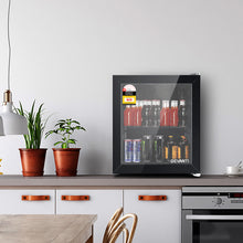 Load image into Gallery viewer, Devanti 46L Glass Door Bar Fridge Mini Countertop Freezer Fridges Bottle Cooler
