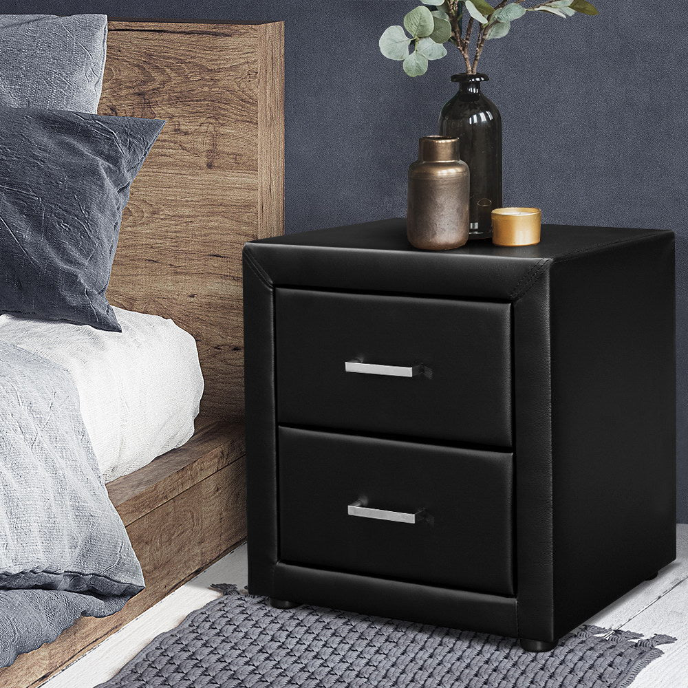 PU Leather Bedside Table - 1 PC