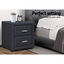 Load image into Gallery viewer, Moda Bedside table - Charcoal
