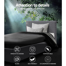 Load image into Gallery viewer, Artiss Neo Bed Frame Fabric - Grey King Single
